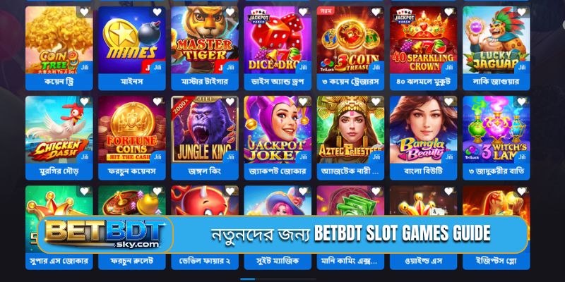 নতুনদের জন্য BETBDT slot games guide