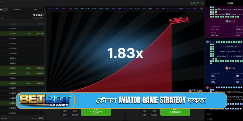কৌশল Aviator game strategy দক্ষতা