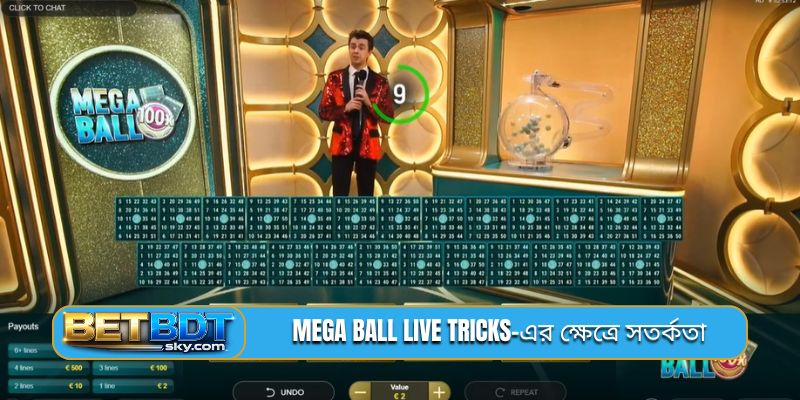 Mega Ball live tricks-এর ক্ষেত্রে সতর্কতা অবলম্বন করুন